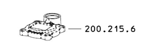 Magnetventil M200 Deckplatte Braglia 200.215.6